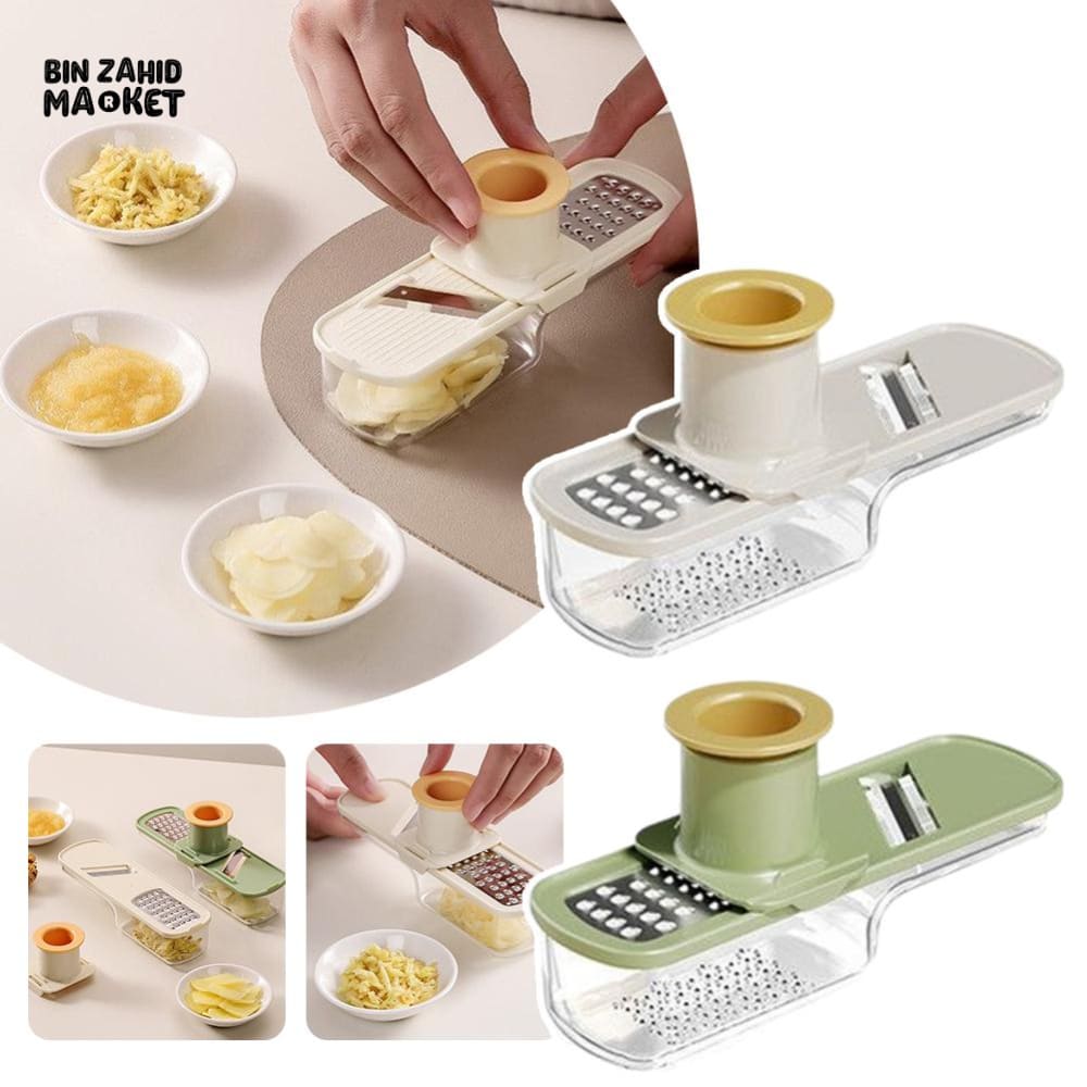 3-IN-1 GARLIC & GINGER GRINDER WITH STORAGE BOX