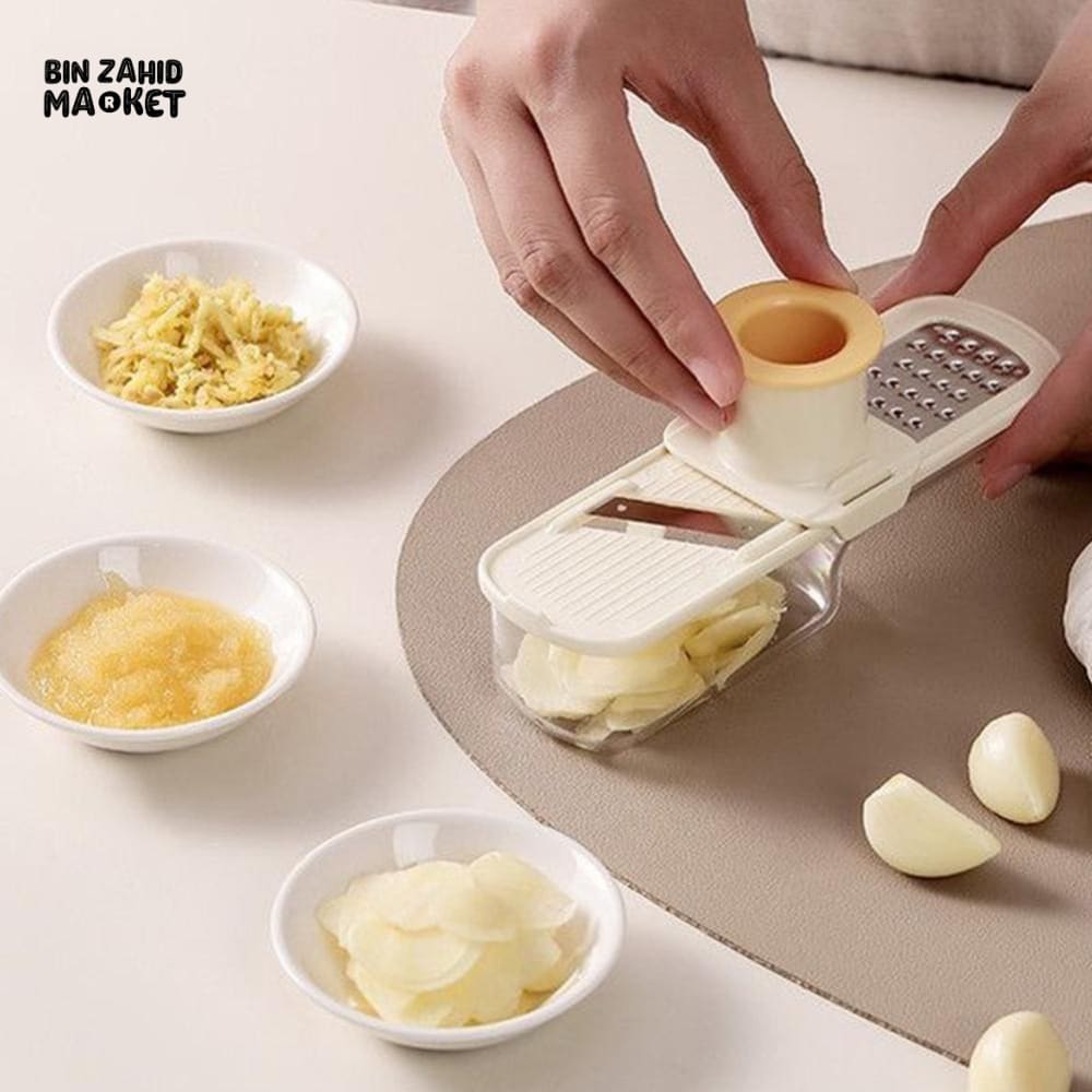 3-IN-1 GARLIC & GINGER GRINDER WITH STORAGE BOX
