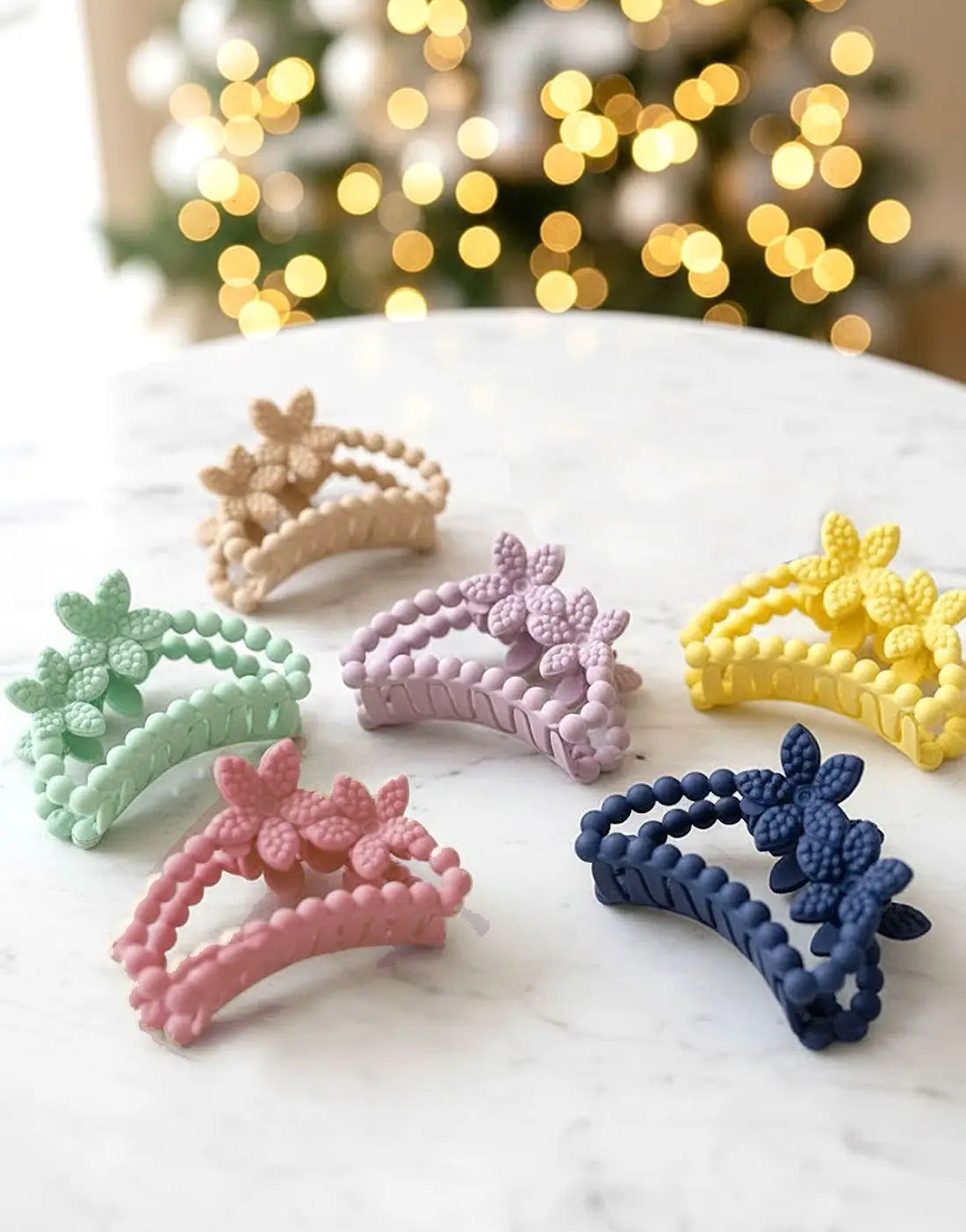 6 Pcs Matte Non Slip Hair Claw Clips