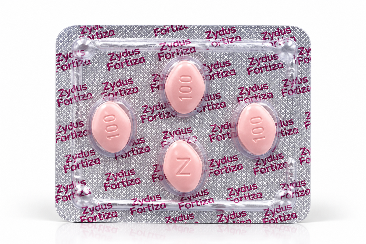 Zydus Fortiza 100mg | Timing Tablet for Men | Sildenafil