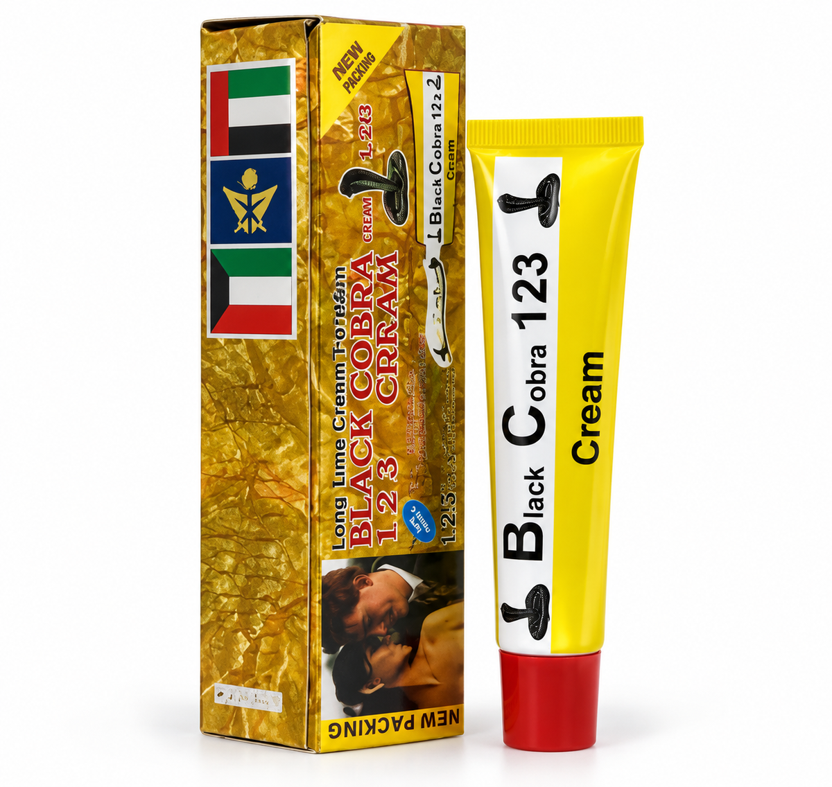 Black Cobra 123 Cream | Men’s Timing & Personal Wellness Cream