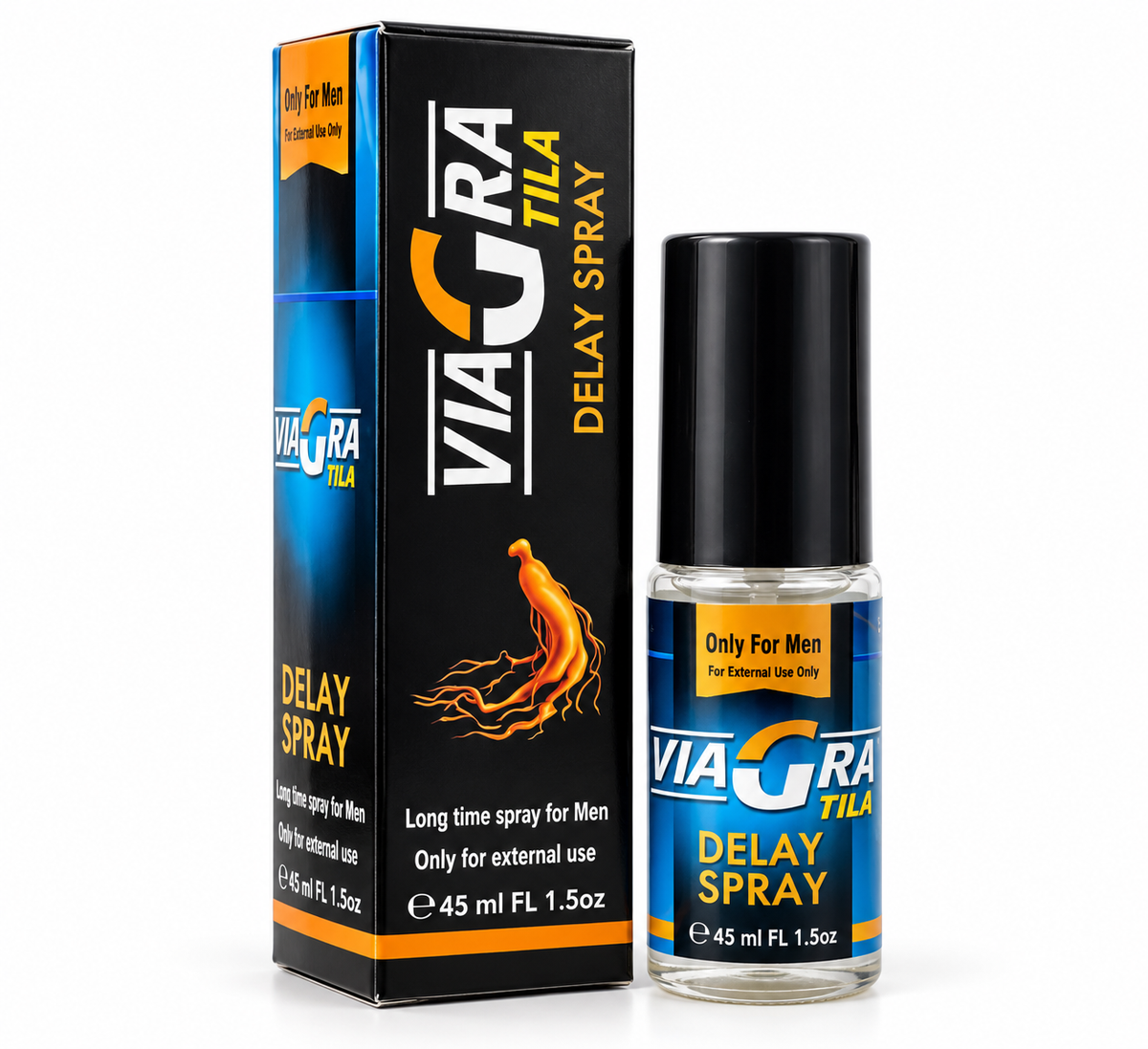 ViaGra Tila Delay Spray 45ml | Men’s Timing Spray | Long Time Spray