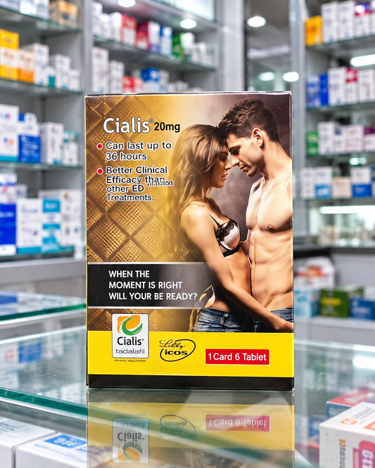Cialis 20mg Timing Tablets for Men | Tadalafil Tablets
