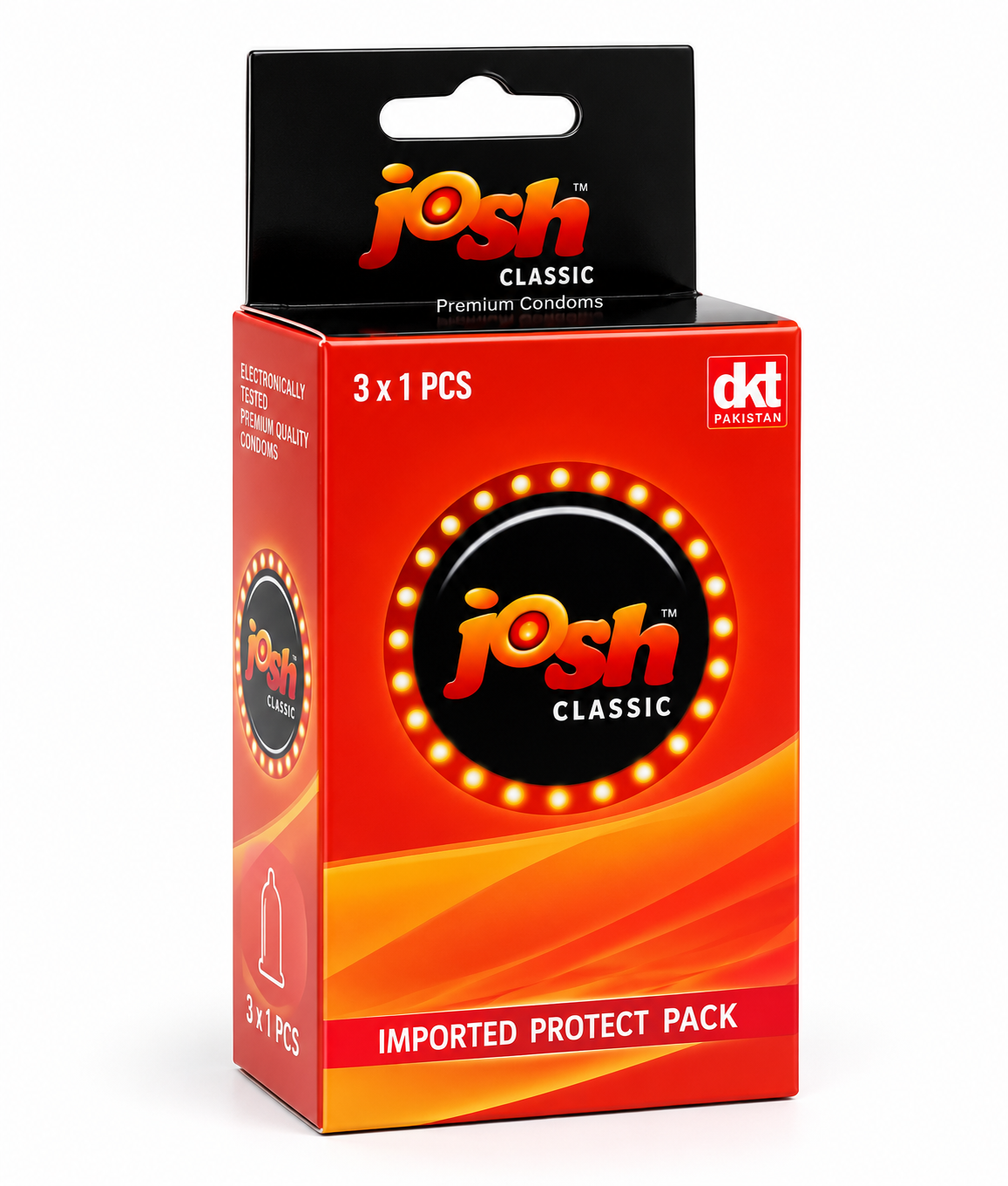 Josh Classic Condoms – Pack of 3 | Premium Protection