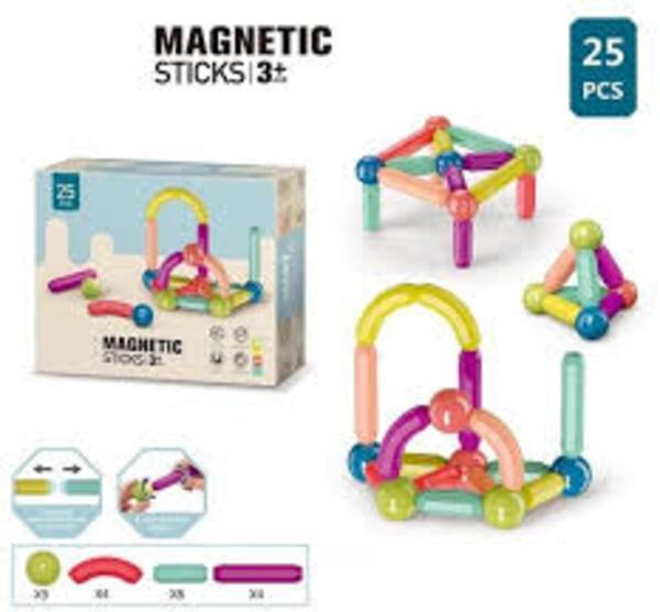 Magnetic Sticks Toy for Kids Safe Building Play