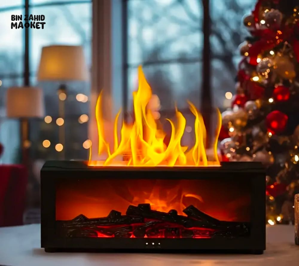 FLAME DESIGN AROMA HUMIDIFIER – LED AMBIENT LIGHT