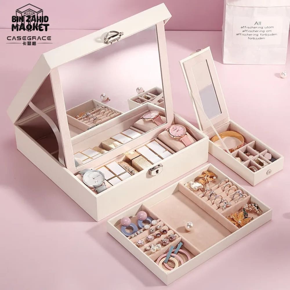 HIGH-END LEATHER JEWELRY ORGANIZER
