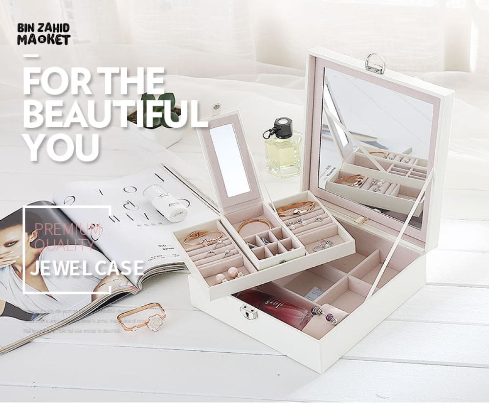 HIGH-END LEATHER JEWELRY ORGANIZER
