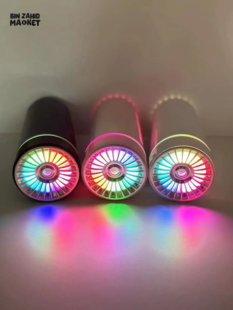 PORTABLE CAR AIR HUMIDIFIER – USB MIST MAKER WITH RGB LED MOOD LIGHT