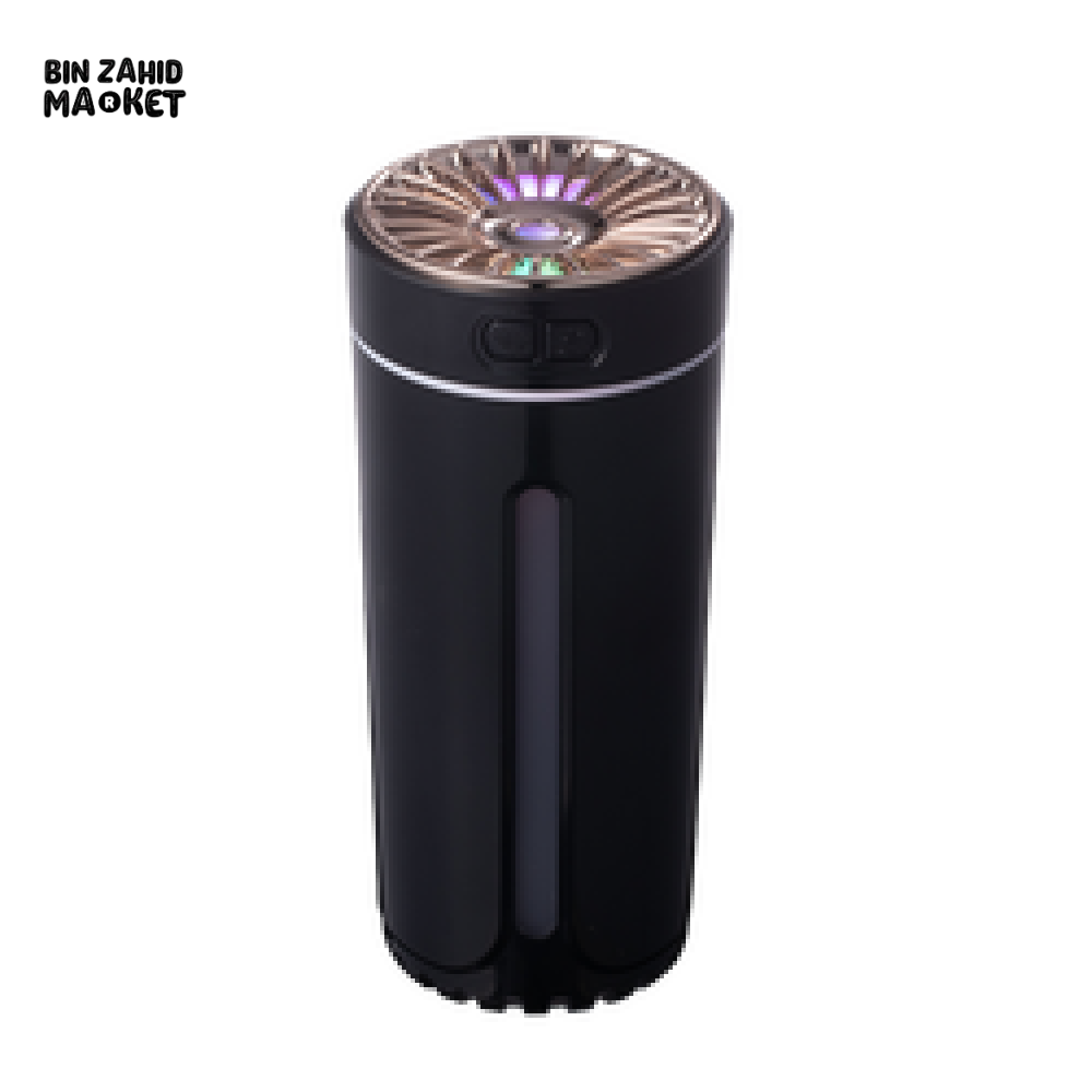 PORTABLE CAR AIR HUMIDIFIER – USB MIST MAKER WITH RGB LED MOOD LIGHT