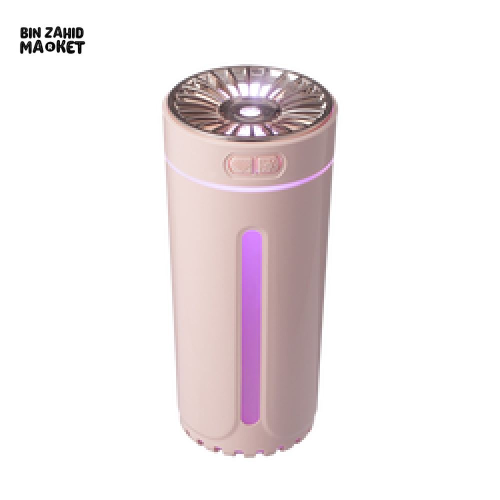 PORTABLE CAR AIR HUMIDIFIER – USB MIST MAKER WITH RGB LED MOOD LIGHT